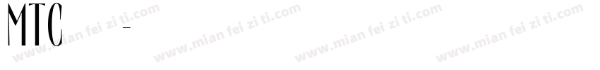 MTC 字体字体转换